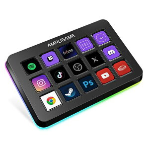 FIFINE Stream Controller 15LCD�L�[�z�� ����f�o�C�X D6
