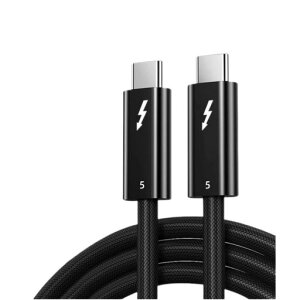 YFFSFDC USB-C Thunderbolt 5 �P�[�u�� 240W�}���[�d PD�Ή� �ő�120Gbps�����f�[�^�]�� 8K@60Hz /16K@30Hz�f���o�� Thunderbolt 4/3 USB4 ���ʌ݊� MacBook Air Pro