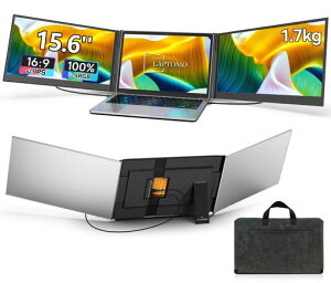 LaptomoP7�g���v�����j�^�[15.6�C���`FHD1080PIPS�f���A�����j�^�[�m�[�g�p�\�R���p���o�C�����j�^2���/3��ʊg���m�[�gPC���j�^���݃|�[�^�u���f�B�X�v���C�܂肽���ݎ�180°��]HDMI/Type-C