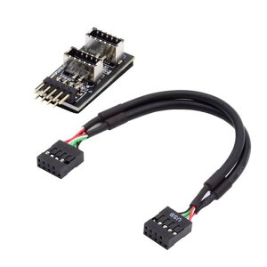 NFHK �f���A��USB 3.1 �t�����g�p�l���\�P�b�g �L�[-A Type-E - USB 2.0 9�s�� 10�s�� ���C���{�[�h�w�b�_�[ �I�X�P�[�u�������A�_�v�^�[