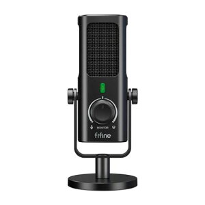 FIFINE�R���f���T�[�}�C�NUSB�}�C�N192KHz/24bit�P��w�����m�C�Y�y�����[�J�b�g�X�C�b�`�_�C���N�g���j�^�����O��~�b�N�X�\���R�[�f�B���O/��^/����z�M/�|�b�h�L���X�g/����/DTMProfile3