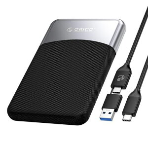 ORICO �O�t��SSD 500GB USB 3.2 Gen1 �|�[�^�u��SSD �ő�]�����x460MB/s �h�o�E�ϏՌ� ���^�����_�C�������h�J�b�g�f�U�C�� 2in1 USB-C�P�[�u���t �m�[�gPC�E�X�}�[�g�t�H���E�^�u���b�g�Ή� ���M�����c