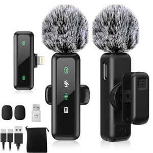 �y2025�V�^�s���}�C�N�zBILIWAL�s���}�C�N���C�����XiPhone5~14/iPad/PC�Ή�2�l�����g�p�u���ڑ�5XLED�w�������ڃm�C�Y�y�����擯��9���ԘA���g�p360°�W��360°��]�\�N���b�v�����~�j�}�C�N