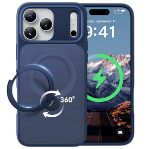 �y2026�ō�����&��_360�x��]�zCASEKOO iPhone 17 Pro �p �P�[�X MagSafe�Ή� �ČRMIL�K�i 360°�S�����ϏՌ� �y���c�����E�p�x���R�����z�ő�25W�}���[�d�Ή� �w��h�~/�}�b�g�d�グ/���ϖh�~/������