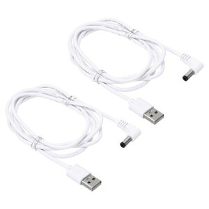 PATIKIL 5�t�B�[�g US B - DC 5.5x2.1mm �o�� ���W���b�N�d���P�[�u�� ���C�g�t�@���X�s�[�J�[�e�[�u�������v�p���C���A�_�v�^�R�l�N�^�[�d�R�[�h �z���C�g