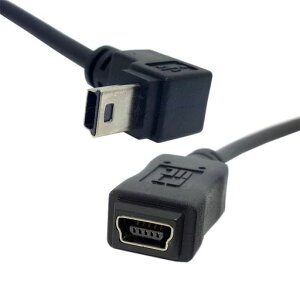 xiwai Mini B USB 5�s�� �I�X-���X�����P�[�u�� �^�C�vB 90�x�A�b�v�A���O���[�d�R�[�h 20cm GPS�J�����p