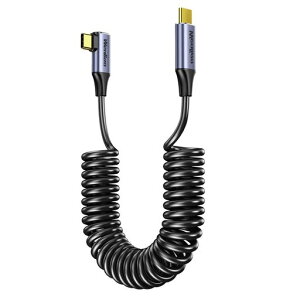 USB C �P�[�u�� �R�C���^ ���܂�h�~ �L�k����(0.3m~1.2m) PD100W �}���[�d 90�x�f�U�C�� 480Mbps �����f�[�^�]�� Type-C to Type-C�܂��Ƃ�[�d�P�[�u�� iPhone 17/16 / Galaxy S24