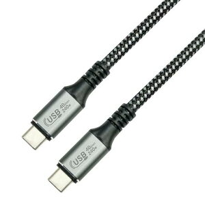 Lumen ���[���� 40Gbps USB4 Type-C to Type-C�P�[�u��240w 1m U4-240WCC10