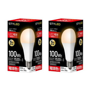 �X�^�C���hLED�d��2�Z�b�g��ʓd���^�C�v�������a26mm100W�`�����d���F�L�z���^�C�v�����Ή�HA15T26LS2