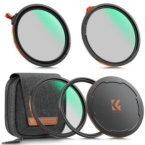 K&F CONCEPT 82mm �}�O�l�b�g���t�B���^�[�Z�b�g True Color CPL+��ND2-32+�u���b�N�~�X�g1/4+�}�O�l�b�g�A�_�v�^�[�����O+�}�O�l�b�g�����Y�L���b�v 28�w�R�[�e�B���O �t�B���^�[�P�[�X�t��(Nano-Xcel)