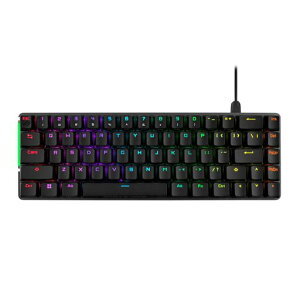 ASUS�Q�[�~���O�L�[�{�[�hROGFalchionAce(65%���C�A�E�g/ROGNX���J�j�J���X�C�b�`/�f���A��USB-C/�t�@�C�i���t�@���^�W�[XIV�������f��/�^�b�`�p�l��/US�z��/�J�o�[�P�[�X�t��/