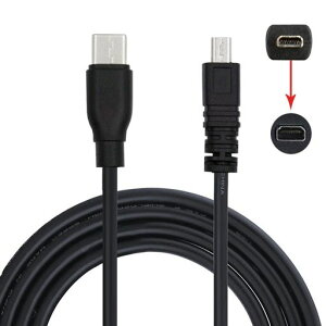 ChenYang UC-E6 USB Type-C - Mini 8�s���[�d����уf�[�^�]���P�[�u��(COOLPIX D5200 D3200 D7200 S2500 S2600�Ή��A����4.92�t�B�[�g/1.5���[�g��)
