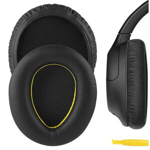 Geekria �C���[�p�b�h QuickFit �݊��� �p�b�h �\�j�[ Sony WH-CH700N, WH-CH710N, WH-CH720N �w�b�h�z���ɑΉ� �p�b�h �C���[/�C���[�J�b�v �v���e�C�����U�[ (�u���b�N)