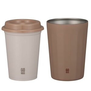 �V�[�r�[�W���p��(CB JAPAN) �X�e�����X�}�O [�^��f�M 2�w�\�� 460ml] + �C���i�[�J�b�v [�H��@�Ή� 380ml] �Z�b�g ���J �S�[�}�O�J�b�v�Z�b�gM �R���r�j �R�[�q�[�J�b�v CAFE GOMUG