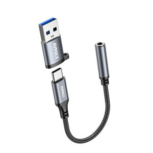 AVMAX USB C - 3.5mm �I�[�f�B�I�w�b�h�z���A�_�v�^�[ HiFi Type c to Aux���X�P�[�u�� Phone 16 15 Plus Pro Max Pad S24 S23 S22 S21 S20 Ultra Pixel