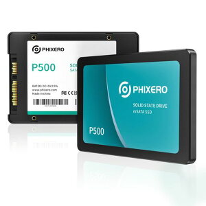 PHIXERO SSD 512GB 7mm SATAIII 6Gb/s ���� SSD 2.5 �C���` 3D NAND �̗p PS4����m�F�� P500