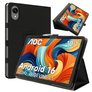 ShellChic For AOC M10/BNCF Bpad 10 SE�^�u���b�g�P�[�X 10�C���`�Ή� �S�ʕی�J�o�[ �u���b�g�J�o�[�h���h�� ����PU �^�u���b�gpc �P�[�X �ǂ���G�� �A���h���C�h �^�u���b�g �P�[�X ���^�y�� Android
