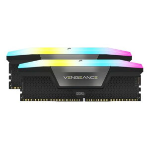 CORSAIR VENGEANCE RGB DDR5 ���C�g�G���n���X�����g�L�b�g (�����������Ȃ�) ? �u���b�N