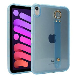 iPadMini7�p�P�[�X(A17Pro�A2024)/Mini6�P�[�X�N���ATPU�w�ʃJ�o�[���ƃL�b�N�����h�~���y�ʑϏՌ�iPadmini7/6�p�����h�~�}�b�g�������^�A�C�p�b�h�~�j��7/6����Ή�
