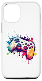 iPhone 13 カラフルなビデオゲームコントローラー - ジョイスティック - コンソール スマホケース