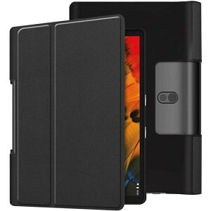 ForLenovoYogaSmartTab10.1/LenovoYogaTab5YT-X705F[2019�N�V�^]��p�P�[�X�yELMK�z�y�ʔ��^PU���U�[�X�}�[�g�J�o�[�ϏՌ����h�~�N���A�n�[�h�w�ʃP�[�X