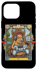 Capybara 面白い ビデオゲーム ティーン 男の子 女の子 ゲーマー スマホケース iPhone 16 Pro Max 用