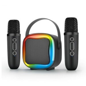 MonoKi�J���I�P�Z�b�gBluetooth5.3�X�s�[�J�[���C�����X�}�C�N2�{�^���@�\�Ɛe�q�̃C���^���N�e�B�u�@�\�����锺�t�@�\�t���J���I�P�ƒ�pPA�Z�b�gkaraokeRGBLED���C�g