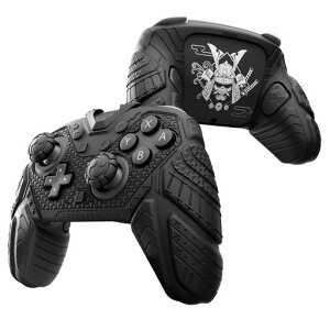 PlayVital Switch2 Pro�R���g���[���[�Ή� �V���R�����O���b�v�J�o�[ ����~�ߎd�l �X�C�b�`2�v���R���Ή��w�ʃ{�^���L���b�v&�T���X�e�B�b�N�L���b�v&�X�e�b�J�[�t��-Samurai Armor�y�u���b�N�z