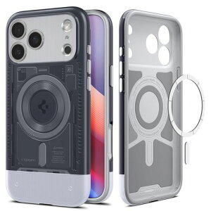 Spigen �y�n��18�N�̋Z�p�́z iPhone 17 Pro Max �P�[�X MagSafe�Ή� �}�O�l�b�g���� �ČRMIL�K�i �N���V�b�N�EC1�E�}�O�t�B�b�g (�O���t�@�C�g) ACS09907