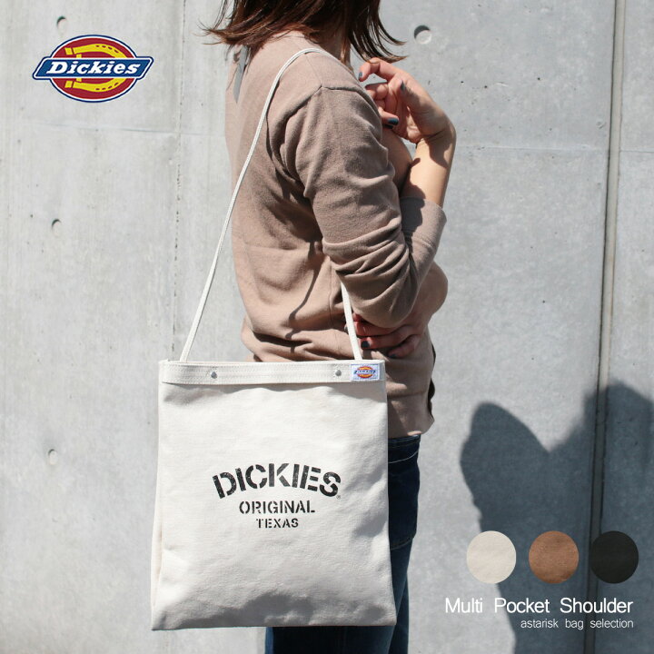 楽天市場 Dickies ディッキーズ ショルダー バッグ レディース メンズ 斜め掛け 鞄 かばん 手提げ カジュアル おしゃれ 春 夏 秋 冬 ギフト プレゼント Astarisk アスタリスク