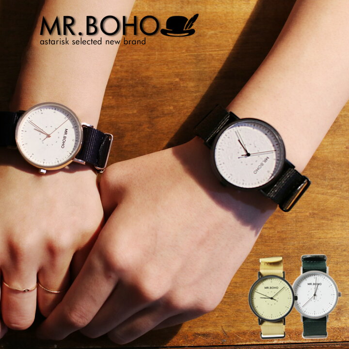 楽天市場】 MR.BOHO CASUAL CLASSIC ウォッチ レディース メンズ ペア 