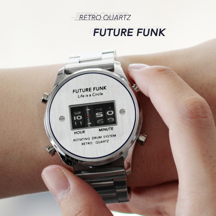 楽天市場】FUTURE FUNK フューチャーファンク FF102-SVBU-MT クオーツ 