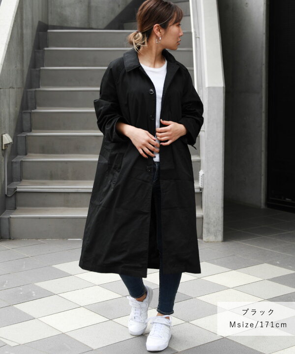 楽天市場 コート ロングコート ステンカラーコート アウター レディース メンズ ユニセックス 春 秋 春服 秋服 オーバーサイズ カジュアル ラフ 大人 おしゃれ 無地 綿100 ブラック ベージュ 黒 大きいサイズ トールサイズ Astarisk アスタリスク