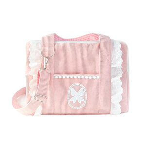 ペット キャリーバッグ 小型犬 猫用 底板付き ショルダー 手提げキャリーバッグ 通気性 2WAY ペットトートバッグ 可愛い 折り畳み お出