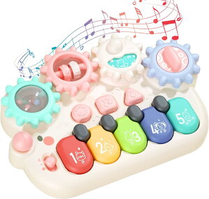 多機能 ピアノおもちゃ ハリネズミ キッズ キーボード おもちゃ 赤ちゃん 楽器 音と光 5種類動物音 13曲 子供おもちゃ 知育玩具 早期開発 指先訓練 聴覚発達 色認知 動物認知 1歳2歳 おもちゃ