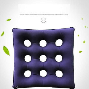 軽量 お尻 クッション 車椅子 デスクワーク 通気性 48*48cm エアークッション クッション 腰痛 姿勢改善 軽い エアマット 空気入れ 座布団 褥瘡予防 耐圧分散 車いす 介護用品 介護 痔 床ずれ