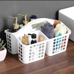 バスケット 手提げ お風呂 カゴ 収納かご バスバスケット 温泉バッグ おしゃれ 持ち運び 持ち手付き 小物収納 多機能 シャワーバスケット 水切り 温泉ポーチ スパバッグ バス用品収納 化粧