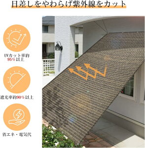 日除け オーニングシェード 高通気性 サンシェード ベランダ サンシェード クールシェード 目隠し オーニング 日除けシェード 日よけ シェード 遮光ネット 大型 日よけ スクリーン 遮熱断熱