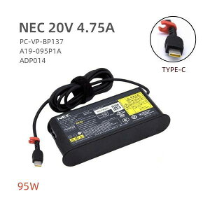 �V�i NEC 20V 4.75A PC-VP-BP137 ADP014 A19-095P1A LAVIE Direct VEGA �p95W USB-C AC�A�_�v�^�[�t���̓d���P�[�u��