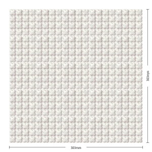 タイル(ケース) フィオレッティ Fioretti 15花形紙貼り 34シート入 ASB-1313-B20 ASB-1313-F12 ASB-1313-G13 ASB-1313-H15 ASB-1313-L11 ASB-1313-R10 ASB-1313-Y14 / 名古屋モザイク アートモザイクタイル