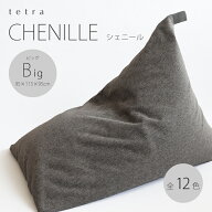 【公式】tetra CHENILLE（シェニール）ビッグサイズ(W95cm×D115cm×H95cm)ビーズクッション （カバーリ…