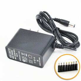 空調作業服 充電器 8.4V 0.5A 変換8種類セット付き 空調服 リチウムバッテリー充電器 ファン付き作業服 扇風機服 互換品 ACアダプター 代替電源 リチウム電池充電器