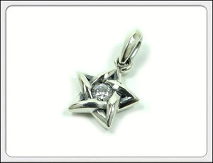 Shin's Sculpture�i�V���Y �X�J���v�`���[�j �X�^�[�m�b�g�y���_���gwith�X�g�[���J�X�^��(PT-28SP)�y�V���o�[�y���_���g �X�^�[ �����Y ���f�B�[�X �v���[���g�z