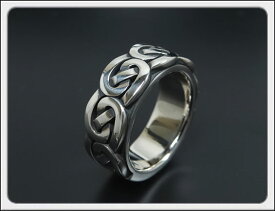 Shin's Sculpture（シンズ スカルプチャー）「Celtic Brade Ring type A（ケルト ブレイド リング タイプA）」SILVER 925 / 9号〜23号【銀 レディース メンズ ペア アクセサリー ジュエリー 指輪 セルティック 文様 組紐 立体 手彫り シルバー プレゼント】R-35