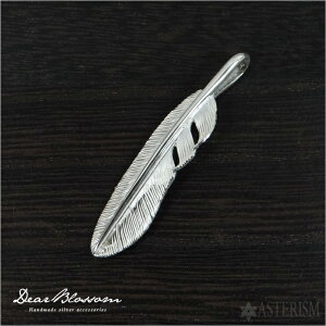 Dear Blossom�i�f�B�A�u���b�T���j�u���t�F�U�[ �y���_���g(�E����) / SMALL FEATHER PENDANT(RIGHT)�vSILVER 950 / S(52mm)�y�� �C���f�B�A�� �l�C�e�B�u �W���G���[ �A�N�Z�T���[ �y���_���g �l�b�N���X �C�[
