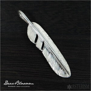 Dear Blossom�i�f�B�A�u���b�T���j�u�t�F�U�[ �y���_���g(������) / FEATHER PENDANT(LEFT)�vSILVER 950 / M(62mm)�y�� �C���f�B�A�� �l�C�e�B�u �W���G���[ �A�N�Z�T���[ �y���_���g �l�b�N���X �C�[�O�� �H