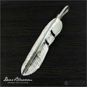 Dear Blossom�i�f�B�A�u���b�T���j�u��t�F�U�[ �y���_���g(�E����) / LARGE FEATHER PENDANT(RIGHT)�vSILVER 950 / L(79mm)�y�� �C���f�B�A�� �l�C�e�B�u �W���G���[ �A�N�Z�T���[ �y���_���g �l�b�N���X �C�[