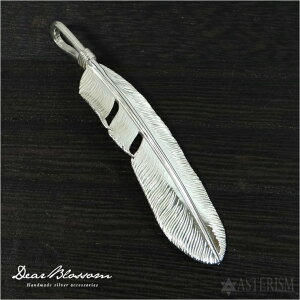 Dear Blossom�i�f�B�A�u���b�T���j�u��t�F�U�[ �y���_���g(������) / LARGE FEATHER PENDANT(LEFT)�vSILVER 950 / L(79mm)�y�� �C���f�B�A�� �l�C�e�B�u �W���G���[ �A�N�Z�T���[ �y���_���g �l�b�N���X �C�[