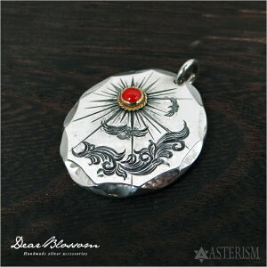 Dear Blossom�i�f�B�A �u���b�T���j�w�僁�^������ԃT���SSUN+�����C�[�O��/LARGE MEDAL on K18RED CORAL�x(T015-K18TQ)�y�C���f�B�A���W���G���[ �^�^�L �����Y �u�����h �v���[���g�z