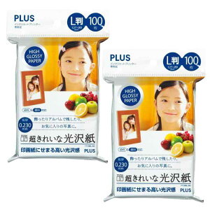 �v���X �ʐ^�p�� �����ꂢ�Ȍ��� L�� 100���� 2�p�b�N�Z�b�g IT-100L-GC 46-083×2